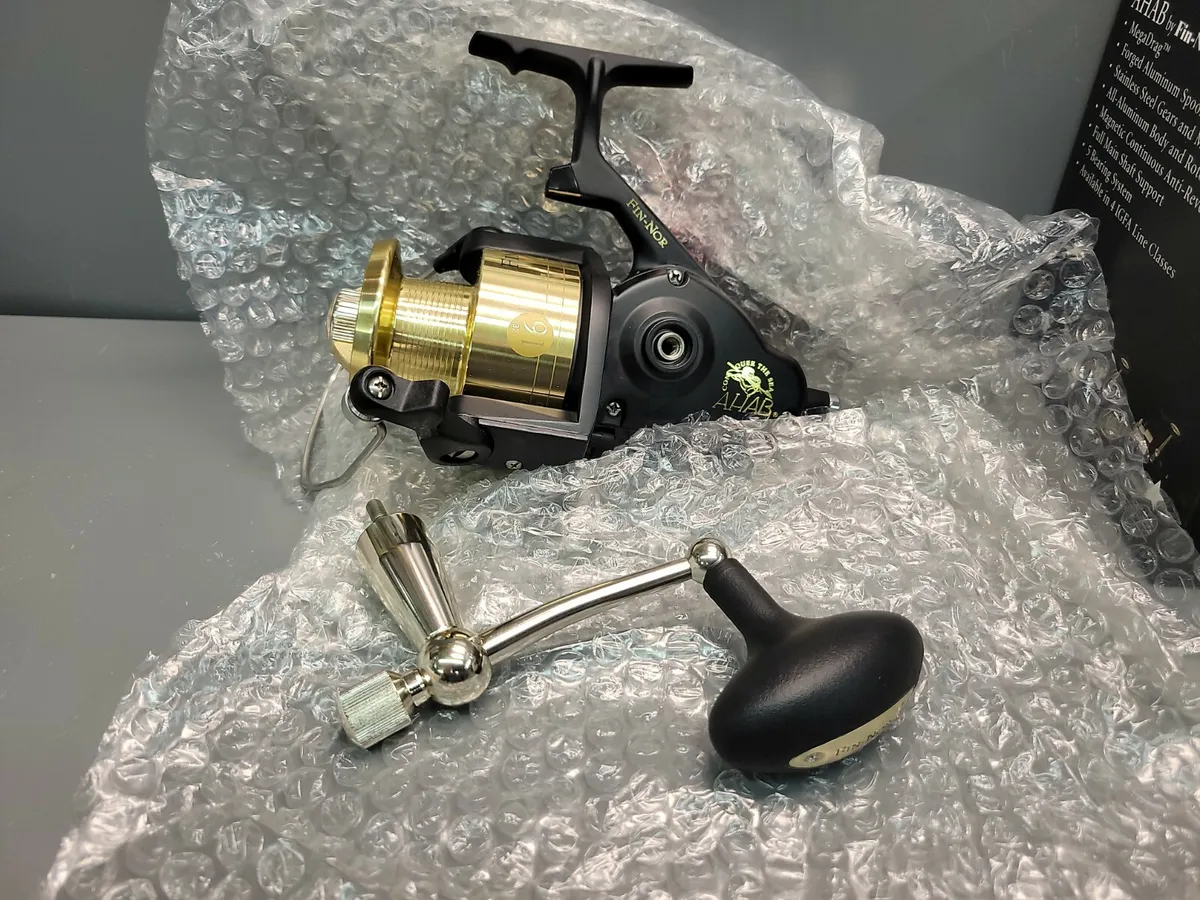 Fin-Nor ABS16 Ahab Spinning Reel # 16 NEW OLD STOCK! No. 16 (US Seller)