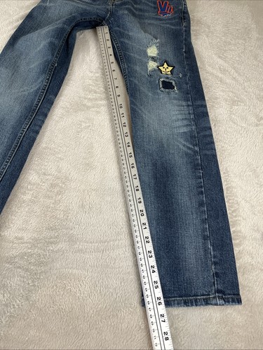 Levi's 511 Day Job Slim Patched Jeans Boys Size 12 26 X 26 Unisex Rare! - Picture 6 of 16