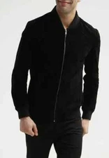 Leather Stylish Casual Wear Biker New Men Black Suede Jacket Handmade Lambskin