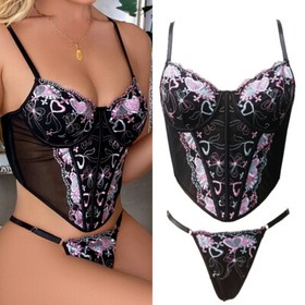 Valentines Purple Sexy Cosplay Costume Outfit Lingerie Underwear Nightwear Teddy