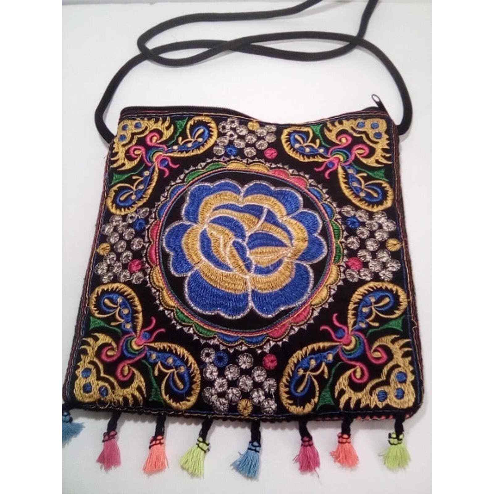 Crossbody Bag with Bright Colors-image