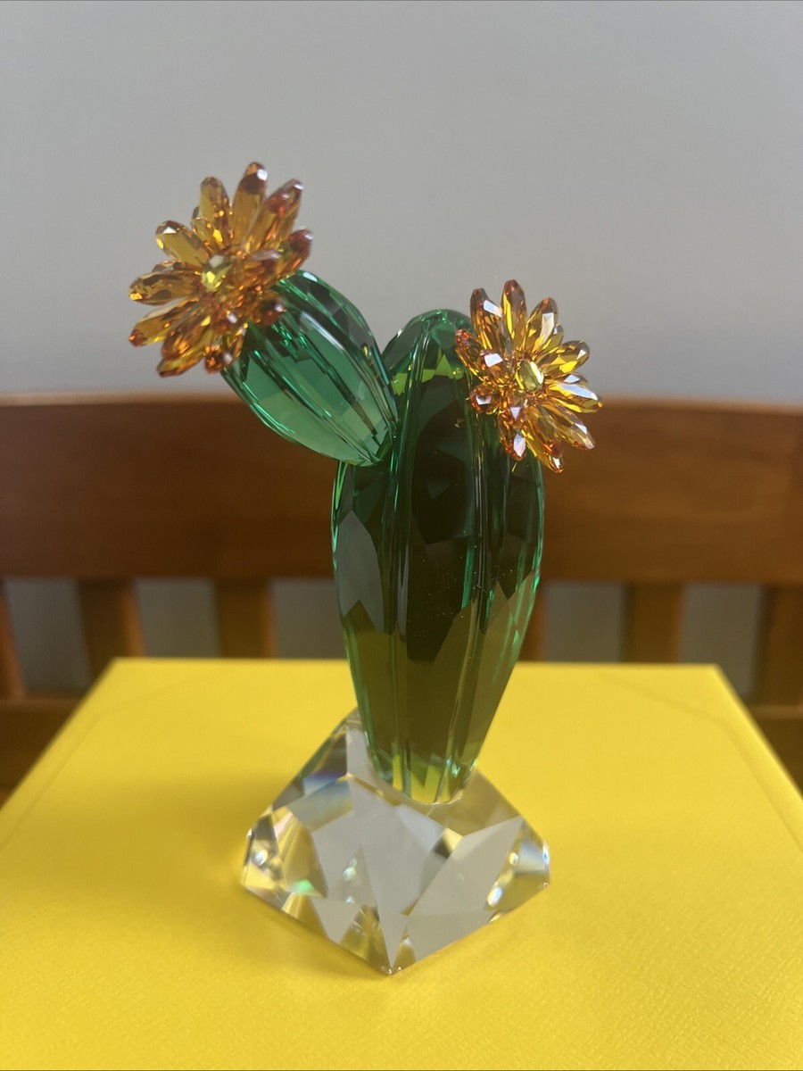 Swarovski Paradise Flower Golden Yellow Cactus 5427592 New in