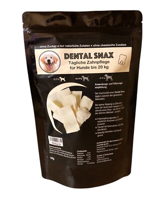DENTAL SNAX - Kaustreifen zur Zahnpflege für Hunde bis 20 kg - 150g/Beutel