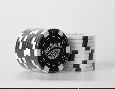 JACK DANIEL'S WHISKEY Poker Chip Novelty Golf Ball Markers Gift Xmas Birthday 