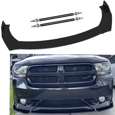 For Dodge Durango Car Front Bumper Lip Spoiler Splitter Body Kit Glossy Black