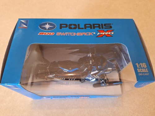 Polaris Switchback Pro-X 800 Snowmobile: 1/16 Scale: New Ray Toys: Blue: New - Picture 5 of 18