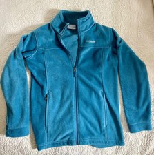 Columbia Boys Large Fleece zippered Jacket 14/16 Nice