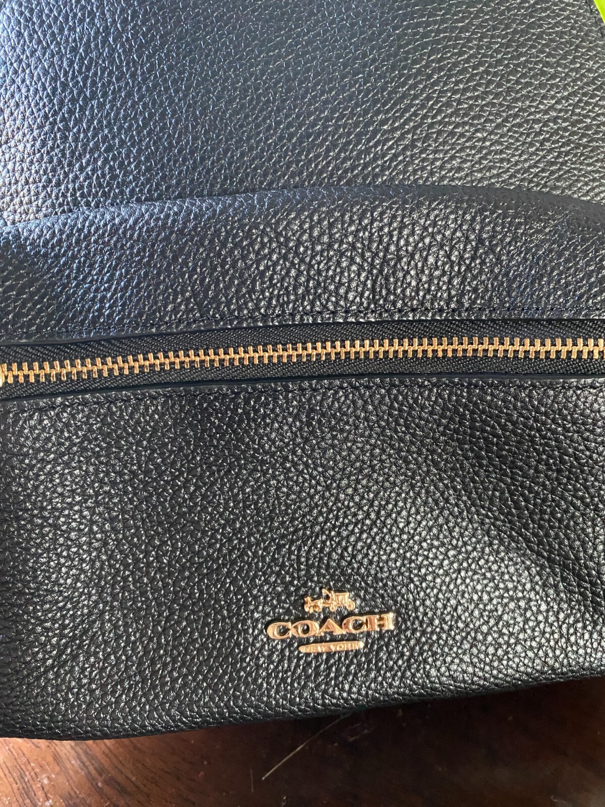 Black Small Coach Backpack - image 7