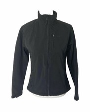 Double Diamond Women’s Jacket Black Sherpa Lined Full Zip Softshell Size Small
