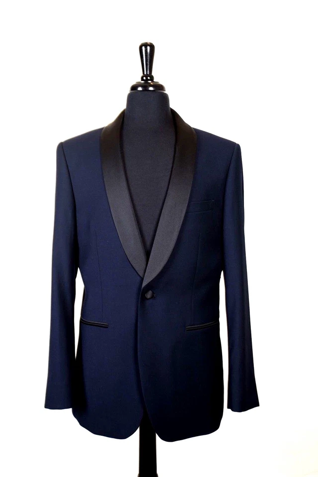 Cardi International Navy Bradford Shawl Tuxedo Jacket - Image 2 of 2