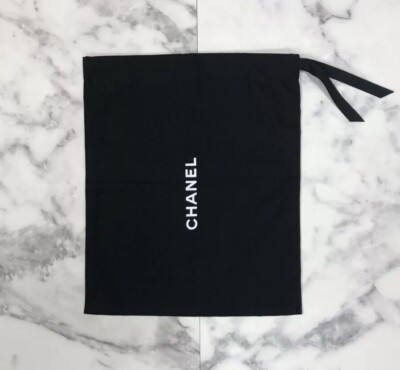 Authentic CHANEL Dust Bag and Ribbons BRAND NEW PERFECT Authentic Chanel Black Ribbon Handbag  main image 2