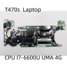 For Lenovo ThinkPad T470s Laptop Motherboard I7-6600U UMA 4G 01ER314 01ER318