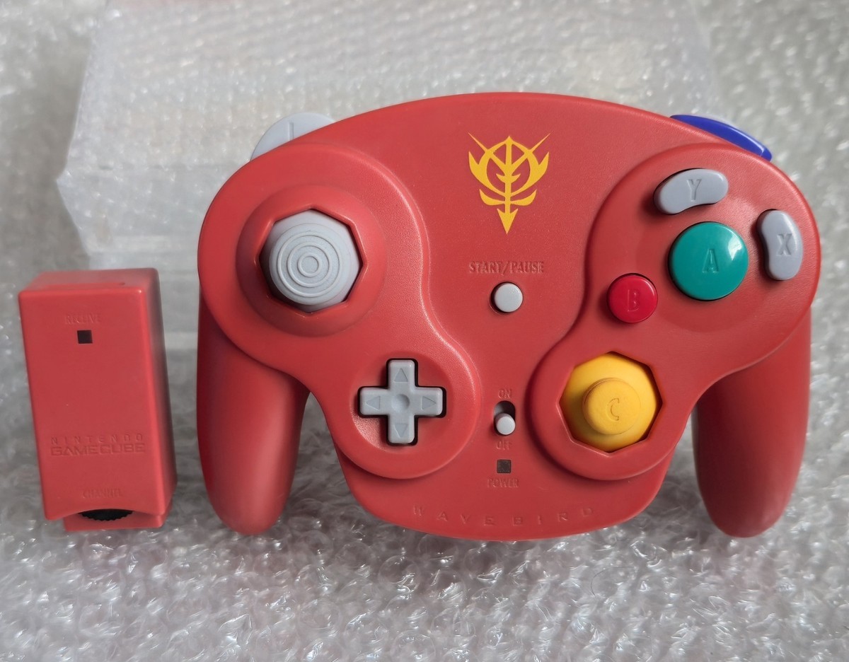 Gundam Char WaveBird Wireless GameCube Controller Club Nintendo