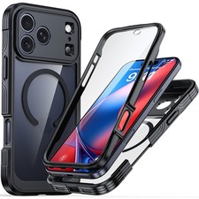 For iPhone 18 Pro Max 17 Pro Max Heavy Duty 360 Full Shockproof Case Cover