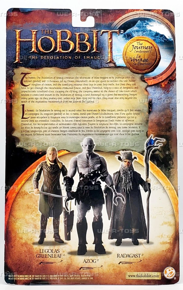 Figura de acción El Hobbit La desolación de Smaug Azog El puente directo 16037 Foto 4 de 4