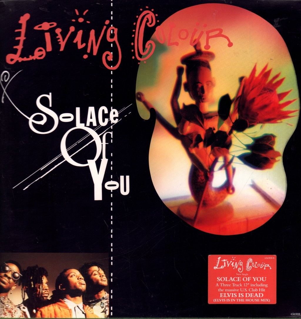 Living Colour Solace of You 12"" vinyl Netherlands Epic 1991 EP in info stickered
