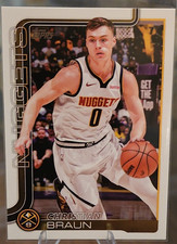 Topps 2025-26 Christian Braun #102 Denver Nuggets NBA Basketball Base Set