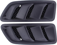 Driver and Passenger Side Hood Vent Bezel for Jeep Wrangler Gladiator 2018-2024