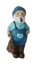 Fischer Seemann mit Pfeife Fisch Reuse Maritim Schiff Deko Figur Skulptur Objekt