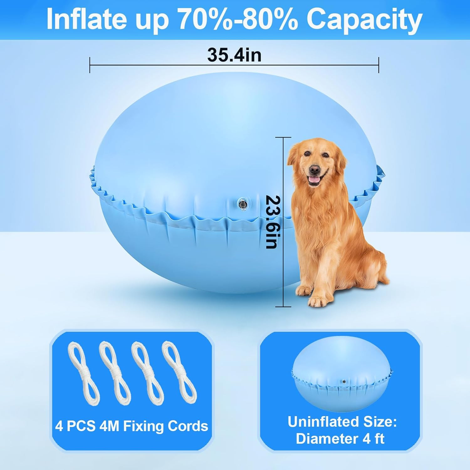Pool Pillow, Pool Pillow for above Ground Pool, Ultra Thick & Durable Resistant
