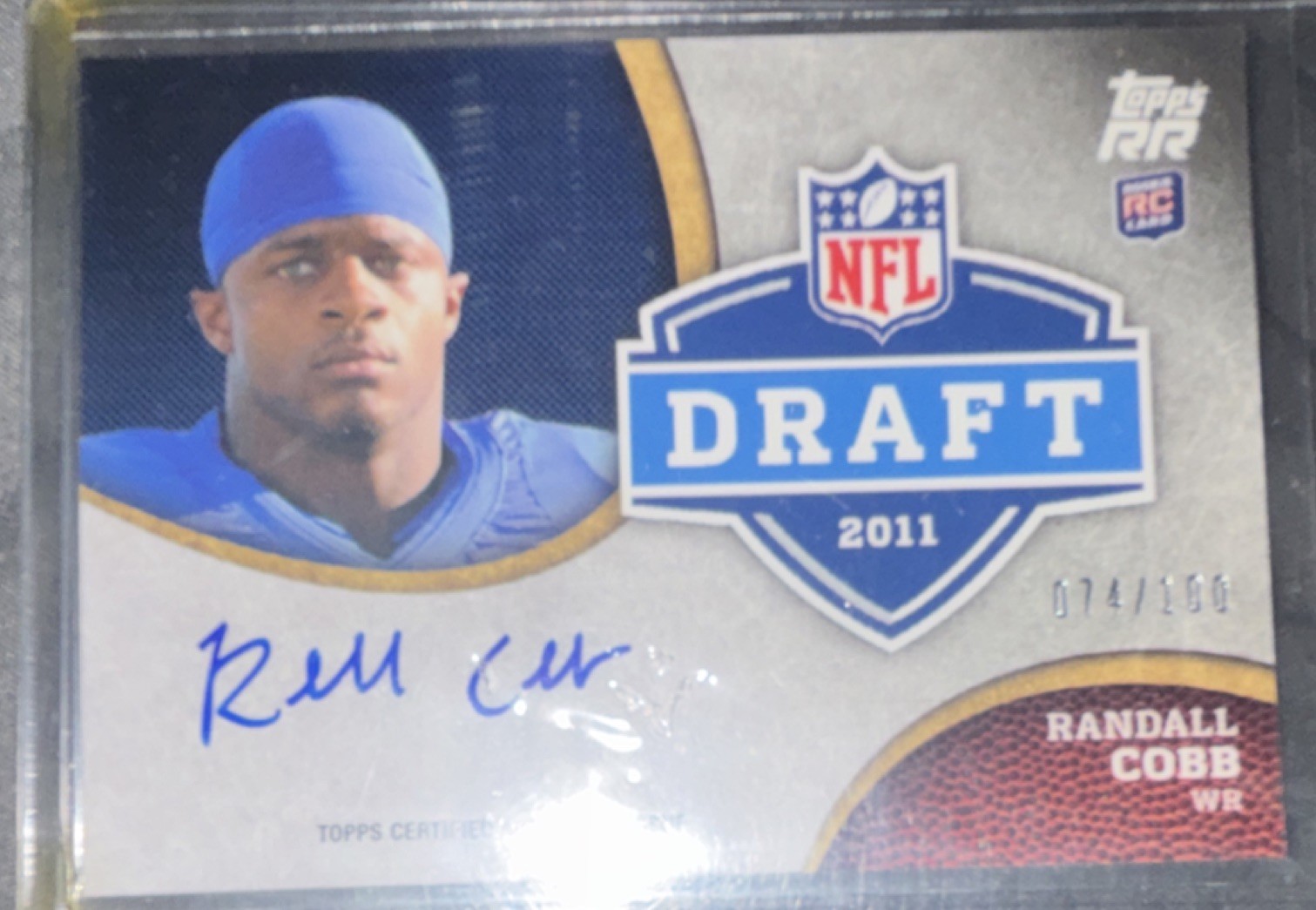 Randall Cobb Topps Rising Rookies NFL Draft #RC Autograph