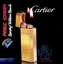 Cartier Lighter Rare Gold Pentagon Must De Ov...