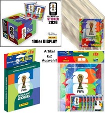 Panini World Cup WM 2026 Display Box 100 Stic...
