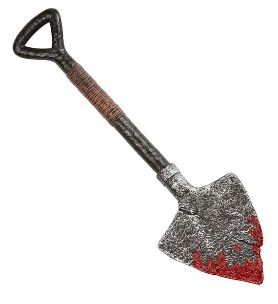 Bloody Shovel Halloween Fancy Dress Costume Prop 55cm
