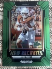 2025 Panini Prizm Draft Picks - New Recruits Arch Manning #22 Green Prizm (RC)