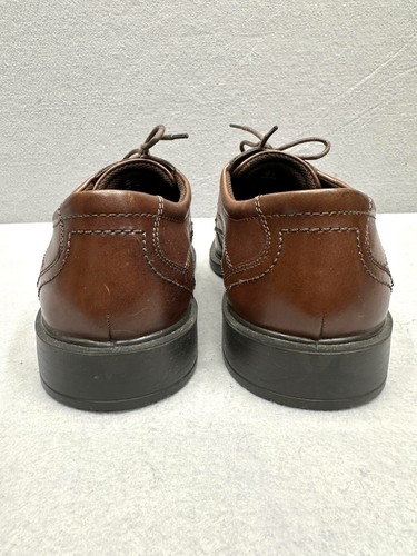 Scarpe eleganti Oxford Ecco Helsinki II usate in ottime condizioni da uomo US 13 EU 46 pelle punta bici derby - Foto 5 di 10