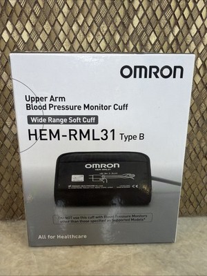 OMRON* HEM-RML31 Type-B Wide Range Soft Upper Arm Blood Pressure Monitor Cuff