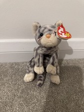 TY Beanie Babies Silver the Cat - Great Condition 