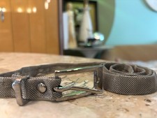 Silver Mesh Belt Vintage 90s Metal Chain Women s Biker Retro