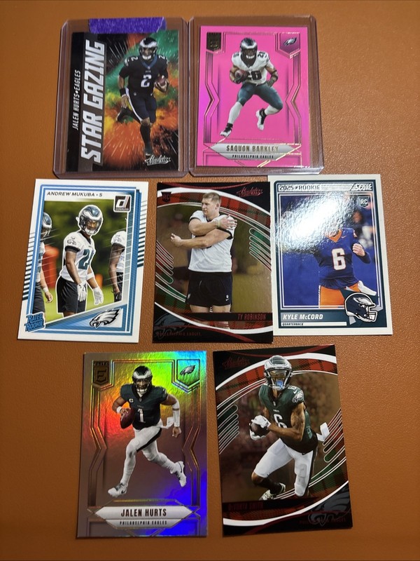 Philadelphia Eagles NFL Mixed Trading Card Lot RC, Patch, /# And Inserts 1🔥