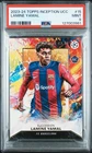 2023-24 TOPPS INCEPTION UEFA CLUB COMPETITIONS #15 LAMINE YAMAL ROOKIE RC PSA 9