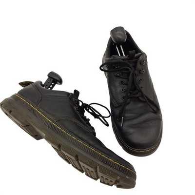 Dr Martens Mens Grunge Utility Punk Alt Reeder Leather Black Shoes 12 No-Slip
