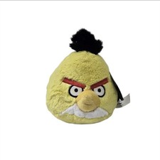 2012 Commonwealth Toys Angry Birds Chuck Plush 5" Stuffed Animal Yellow No Sound