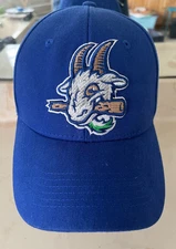 NEW HARTFORD YARD GOATS MiLB Minor League Baseball Blue Strapback Cap/Hat