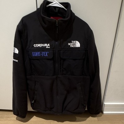 Supreme x The North Face Fleece FW18 All Black Cordura Gore-Tex Size Large 