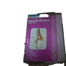 Vintage Pathmark Miracle Stretch Panty Hose Burgandy Petite / Medium SZ N/A