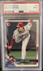 2018 Shohei Ohtani Bowman #49 - Rookie Card RC - PSA 9