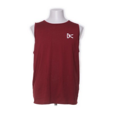 District Vision, Tanktop, Größe: L, Rot, Elasthan/Polyester, Print, Herren #dfC