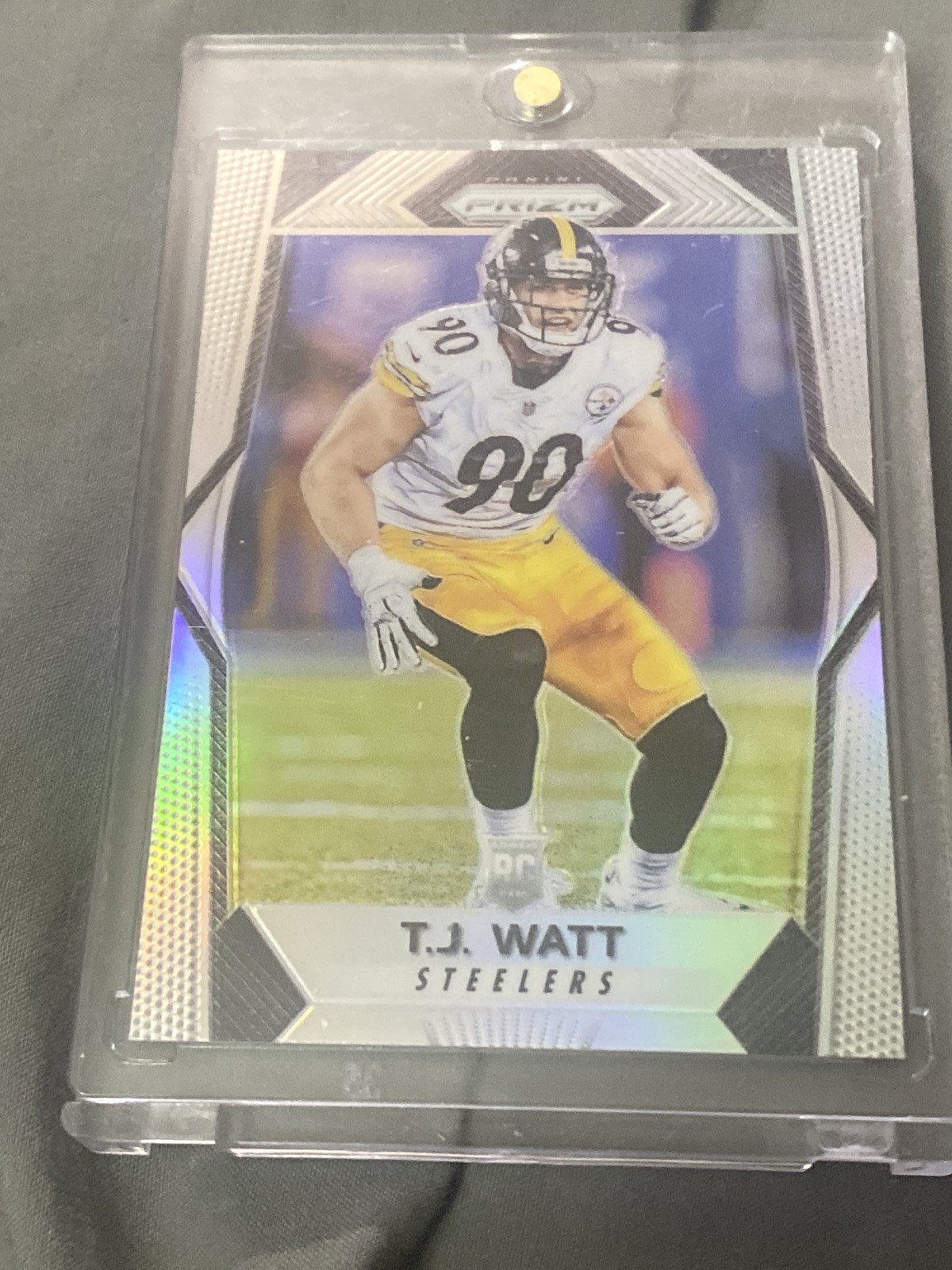 2017 Panini Prizm TJ Watt #216 RC Silver Prizm Steelers Rookie