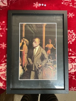 SELTENE AUSGABE KUNSTDRUCK, GERAHMT von OTTO DIX, Kunstwerk vom Künstler