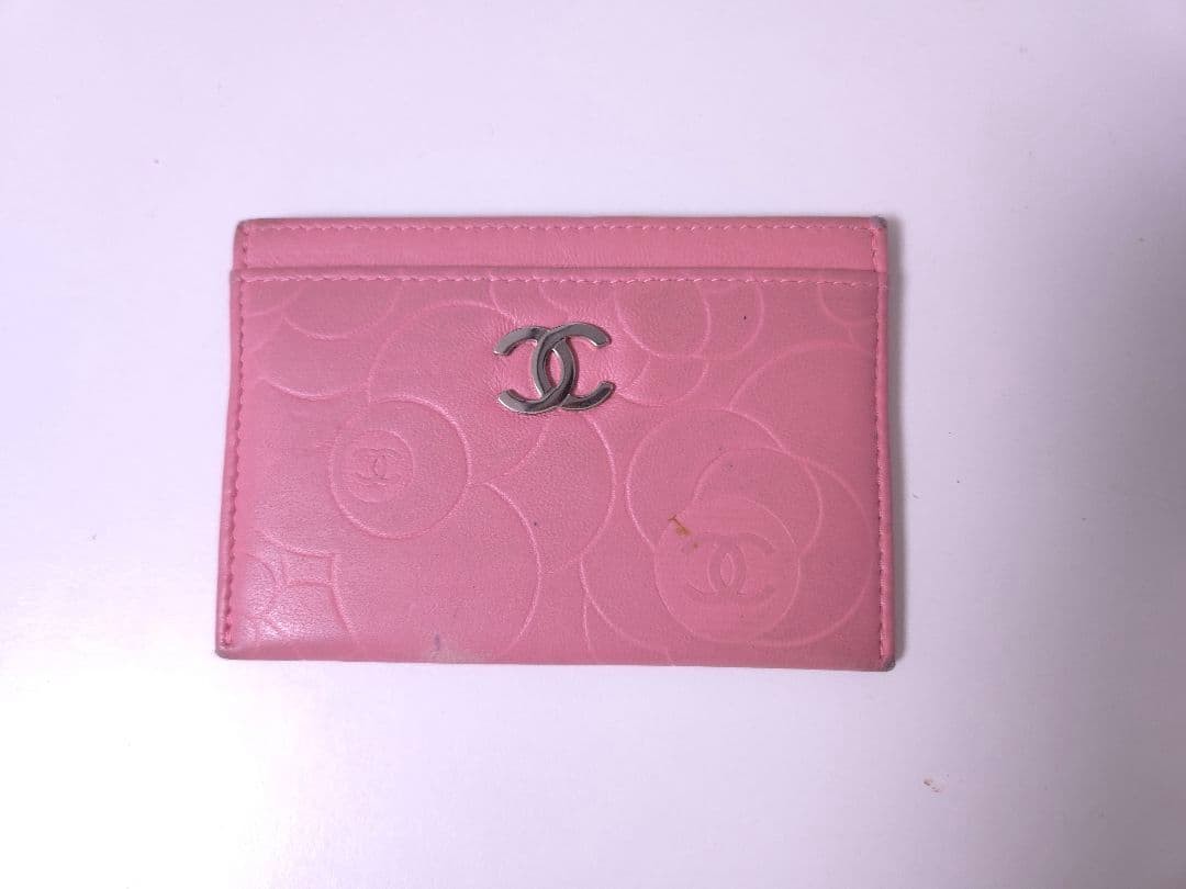 Chanel Camellia Pink Leather Card Case Women’s Fashion Accessories thumbnail 2