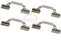 A.B.S. 1685Q ZubehöRsatz, Scheibenbremsbelag Hinten FüR Seat Skoda VW