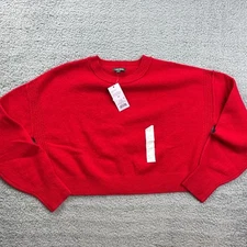 Wild Fable Women's Size XS Crewneck Value Pullover Sweater Red