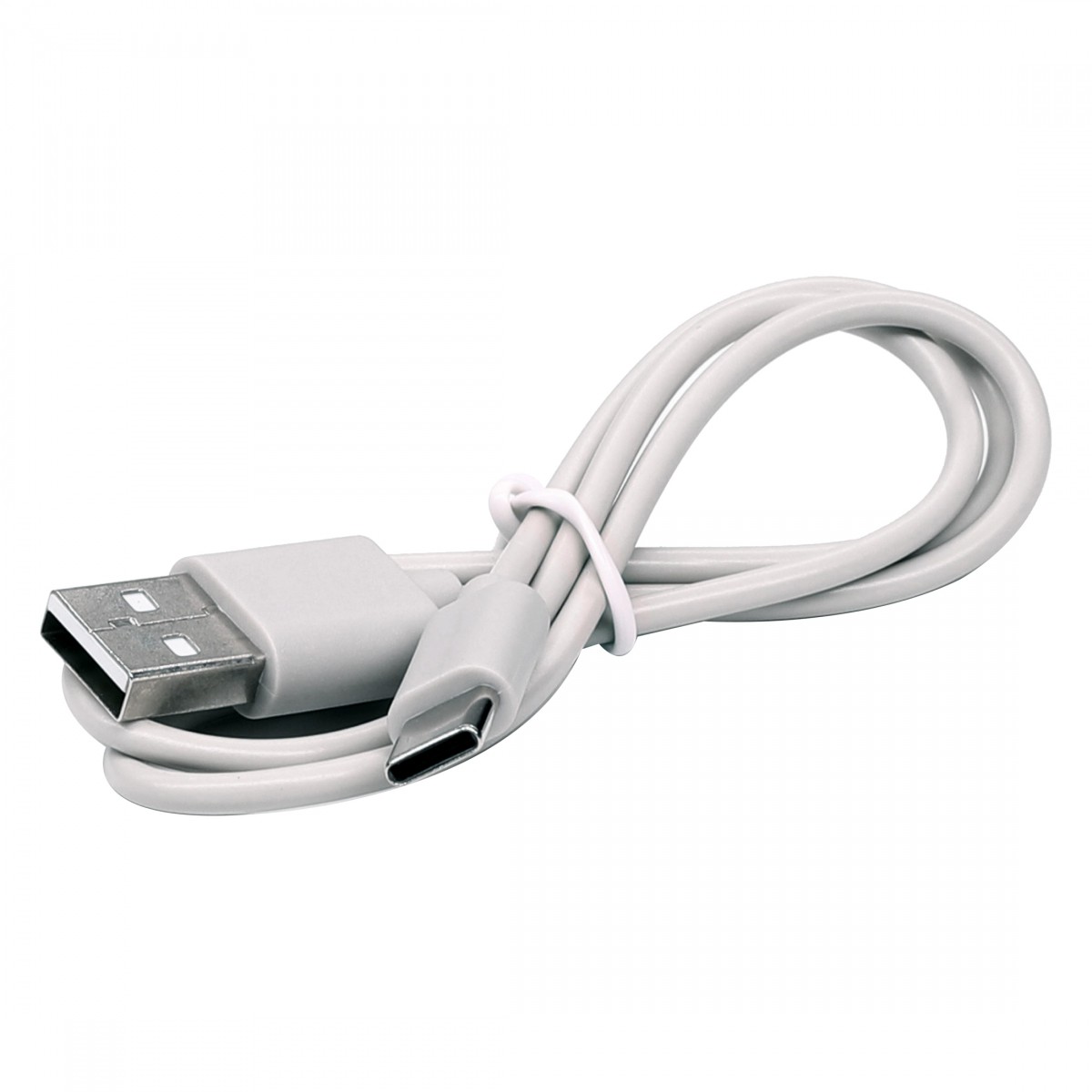 Cygolite Velocity Series USB-C Charging Cable for LED Bike Lights, White