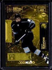 2021 Skybox Metal Universe Matt Savoie Precious Gems Orange #/100