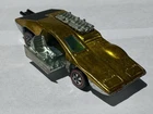 Hot Wheels Redline 1970 Side Kick Gold Hong Kong Vintage